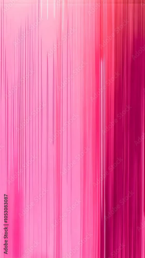 Poster Abstract pink vertical lines on a gradient background