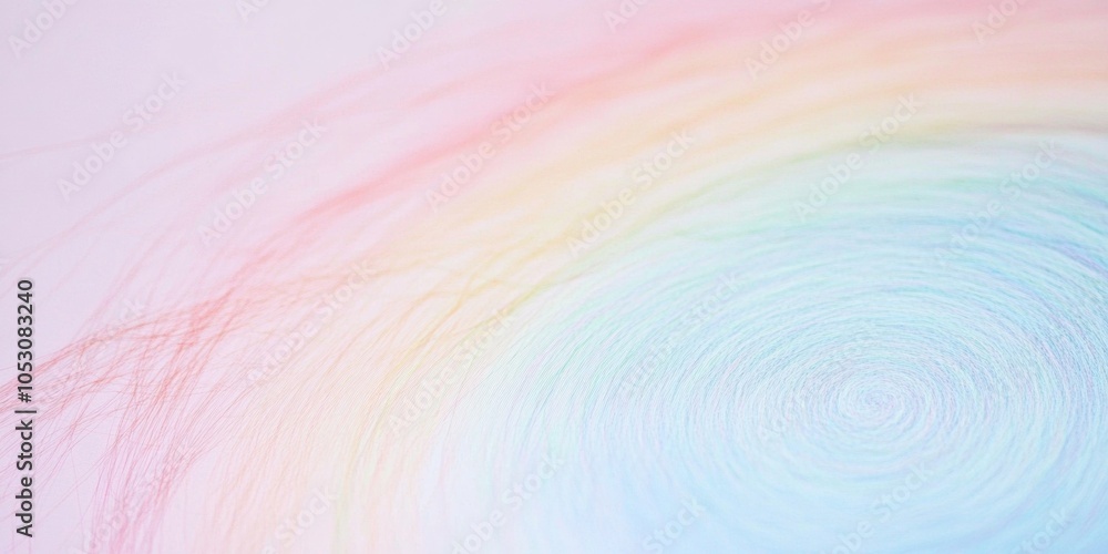 Poster Dynamic Spiral of Colors Abstract Vortex Art Explores Nature and Technology