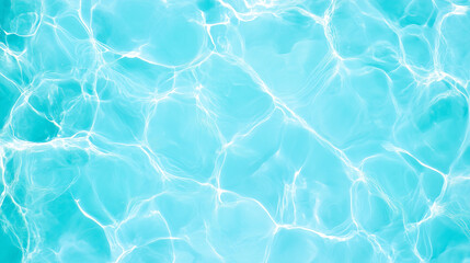 Abstract Water Ripples in Turquoise Blue