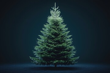 Christmas tree  Christmas tree  Illustration of Christmas tree in a full length image