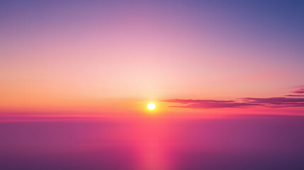 Fototapeta premium Vibrant Sunset Over the Ocean