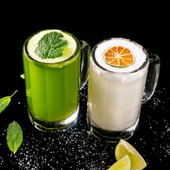 lemonade whit ment and coconut