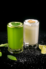 lemonade whit ment and coconut