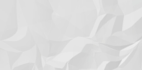 	
Empty Crumpled white paper abstract shape background with space paper for texture.	
White color crumple paper texture pattern abstract background. 