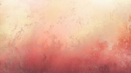 Fototapeta premium Beige bronze pink grainy gradient background pastel noise texture poster backdrop banner design, copy space.