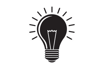 Light Bulb bundle silhouette vector illustration, Light Bulb bundle silhouette bundle 