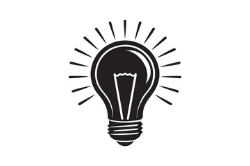 Light Bulb bundle silhouette vector illustration, Light Bulb bundle silhouette bundle 