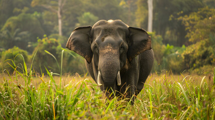 Obraz premium Elephant in wildlife