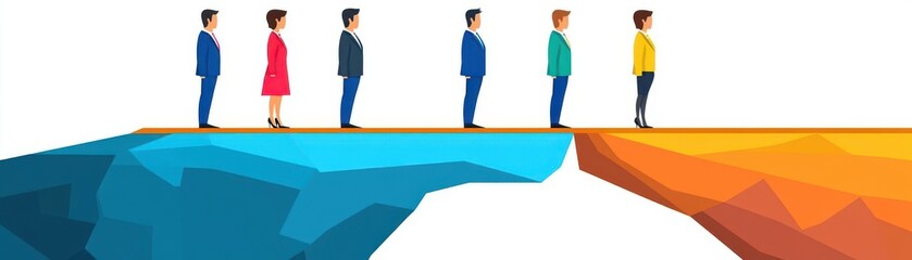 stages of business expansion entrepreneurship theme cartoon drawing.