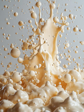 Creamy Cheese Splash in Liquid Design