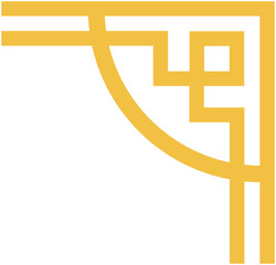 Fototapeta premium Chinese New Year Decor Border 