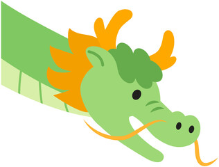 Fototapeta premium Chinese Dragon illustration 