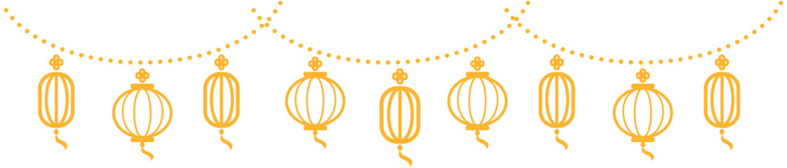 Hanging Chinese lantern Symbol Decoration 
