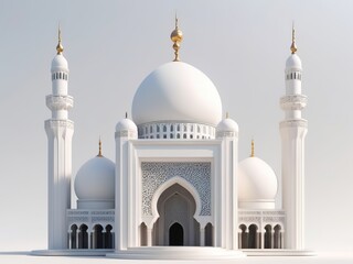 Fototapeta premium mosque 3d render 