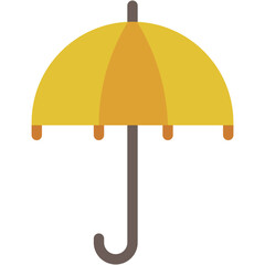 Fototapeta premium Vector Icon Umbrella, Rain, Weather, Protection, Rainy