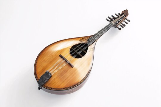 A refined instrument mockup highlighting exquisite artistry against a minimalist white backdrop, perfect for musical themes or product presentations.