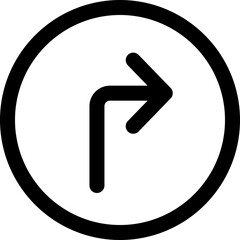 Turn Right Icon