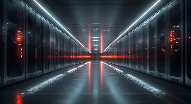 corridor in a modern building