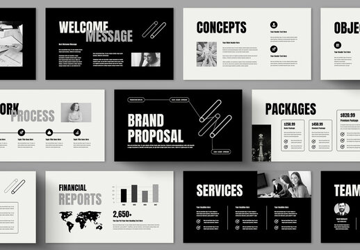Brand Proposal Presentation Layout