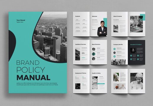 Company Policy Manual Booklet Layout