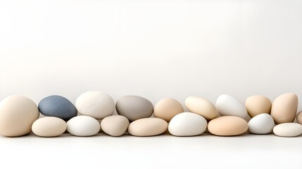 A colorful bowl filled with Easter eggs alongside white and pink pills, symbolizing a playful blend of celebration and health