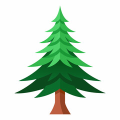 Fototapeta premium christmas tree illustration