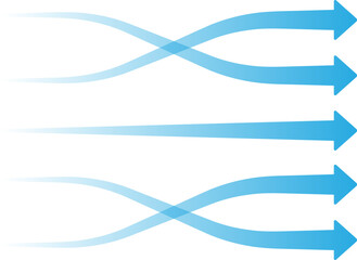 Airflow Arrow Wind and Motion Symbol