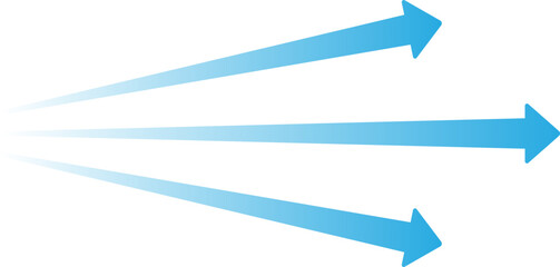 Airflow Arrow Wind and Motion Symbol
