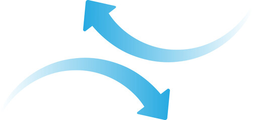 Airflow Arrow Wind and Motion Symbol