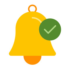 Obraz premium Bell Flat Icon Design