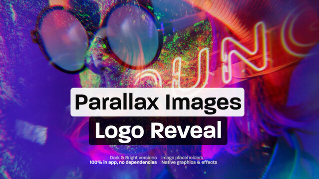 Parallax Zoom Logo Reveal ,Clean and Modern Logo Intro
