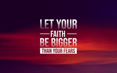 A motivational quote on a purple and orange background reads, 