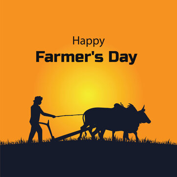 farmer day kisan diwas images