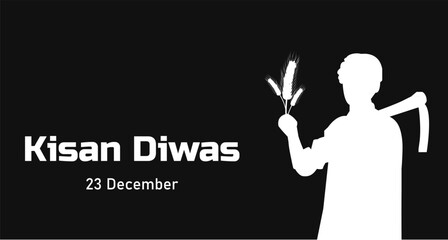 Happy Farmer day kisan diwas 23 december