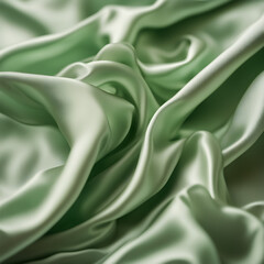 Light green silk