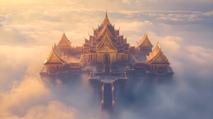 Majestic floating castle