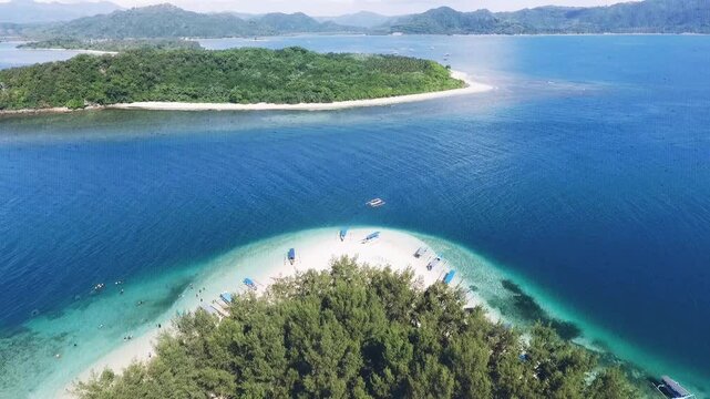 Beautiful Views of Small islands in Indonesia