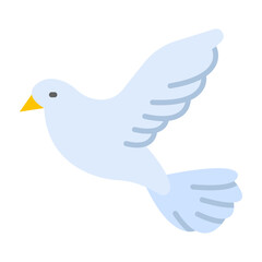 Dove Flat Icon Design
