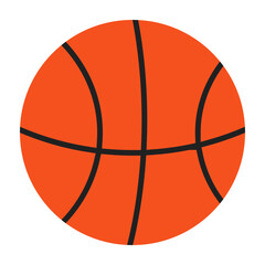 Basketball Flat Icon Design © qadeer