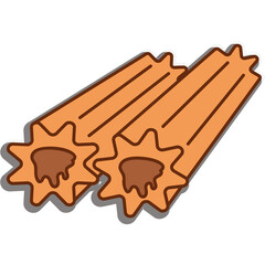 Churros Sticker