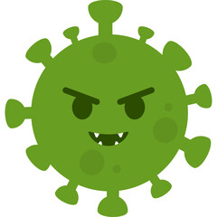 Virus Character Illustration