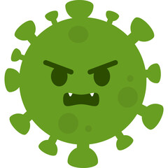 Virus Character Illustration