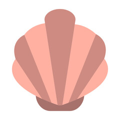 Shell Flat Icon Design