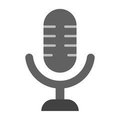 Microphone Flat Icon Design
