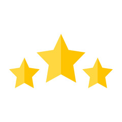 Stars Flat Icon Design