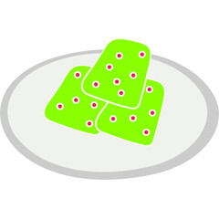 Kue Cantik Manis Illustration