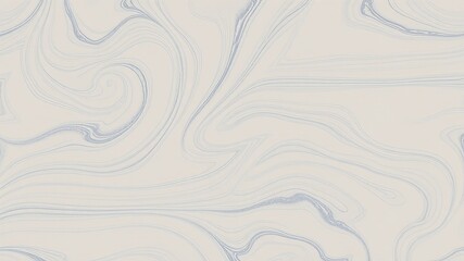 Abstract Swirling Pattern of Delicate Pale Blue Lines on a Light Grey Background