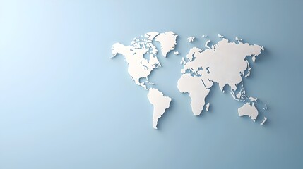 Naklejka premium Visualizing the Interconnected Global Market Expansion and Trade Agreements Through a Detailed 3D Digital World Map