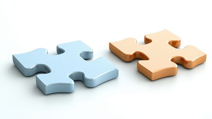 Two Puzzle Pieces Apart