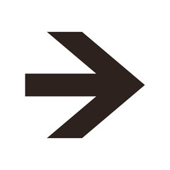 Arrow icon, Vector arrow, Black arrow infographic, Modern simple arrow, Vector illustration